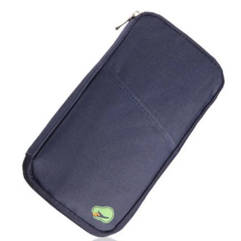 Travel Wallet Passport & Card Organizer – Multifunction Clutch Travel Passport Wallet Axl