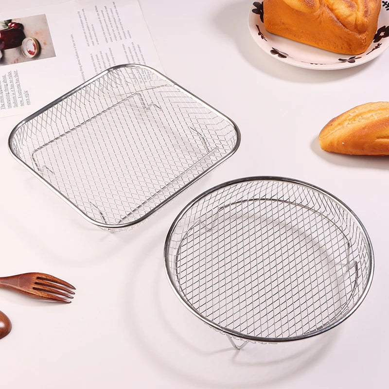 Stackable Stainless Steel Air Fryer & BBQ Grilling Rack Grilling Rack Axl