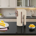 ONEKA Cordless Handheld Mixer 5-Speed with 2 Whisks | Baking Handheld Electric Mixer Axl Brown