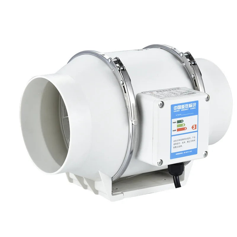 220V 4/5" Inline Duct Exhaust Fan – Kitchen & Bathroom Ventilator Inline Exhaust Fan Axl