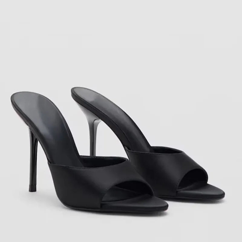 Women's Roman High Heel Sandals – Open Toe Slip-On Slides High Heel Sandals Axl