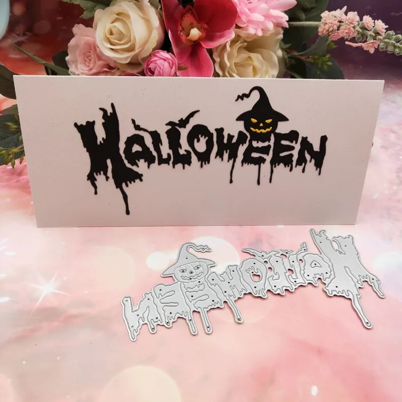 Halloween Letter Carbon Steel Cutting Dies | DIY Scrapbooking Craft Cutting Die Axl