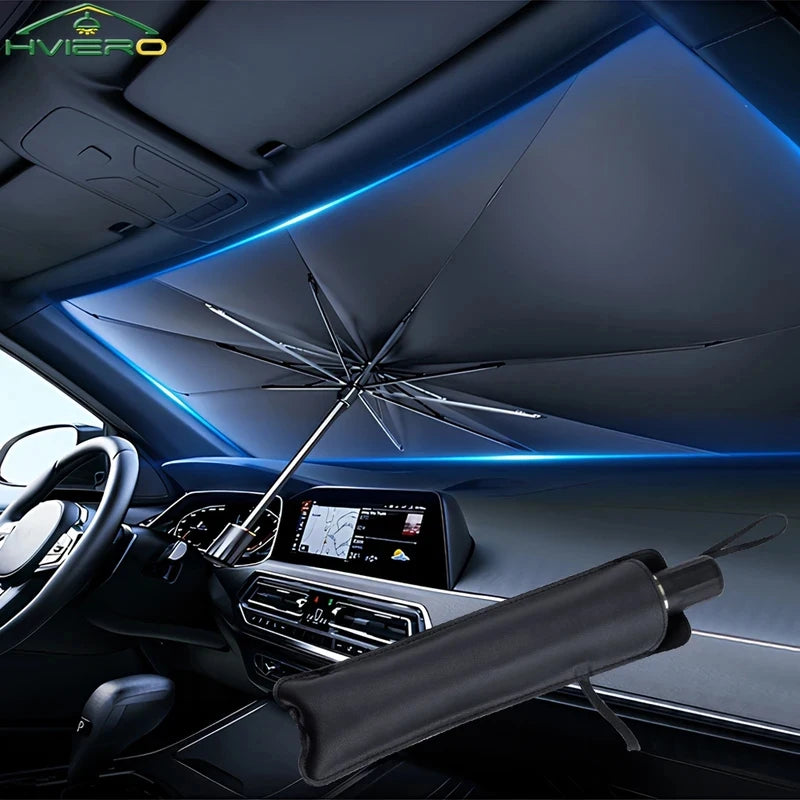 Foldable Car Windshield Sunshade – UV Blocking Front Cover Car Windshield Sunshade Axl