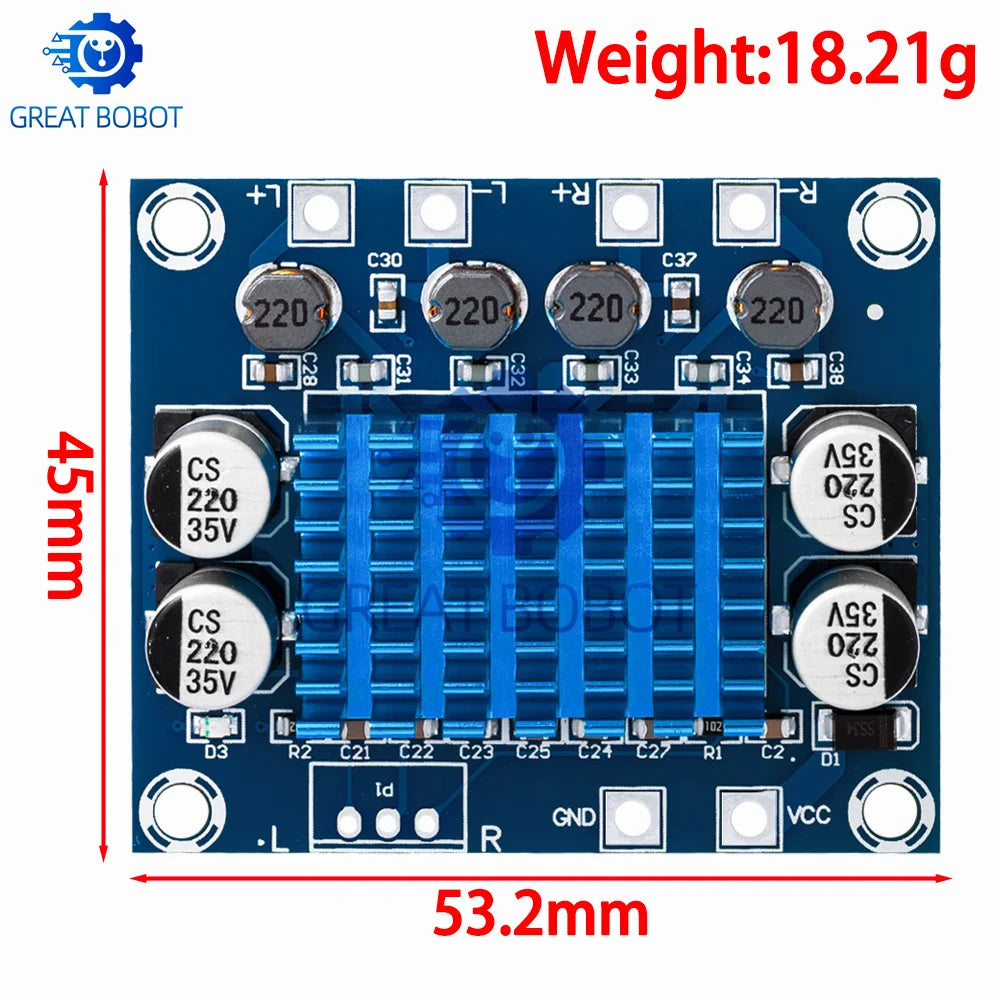 TPA3110 Stereo Audio Amplifier Board 30W+30W | Arduino DIY Audio Amplifier Board Axl