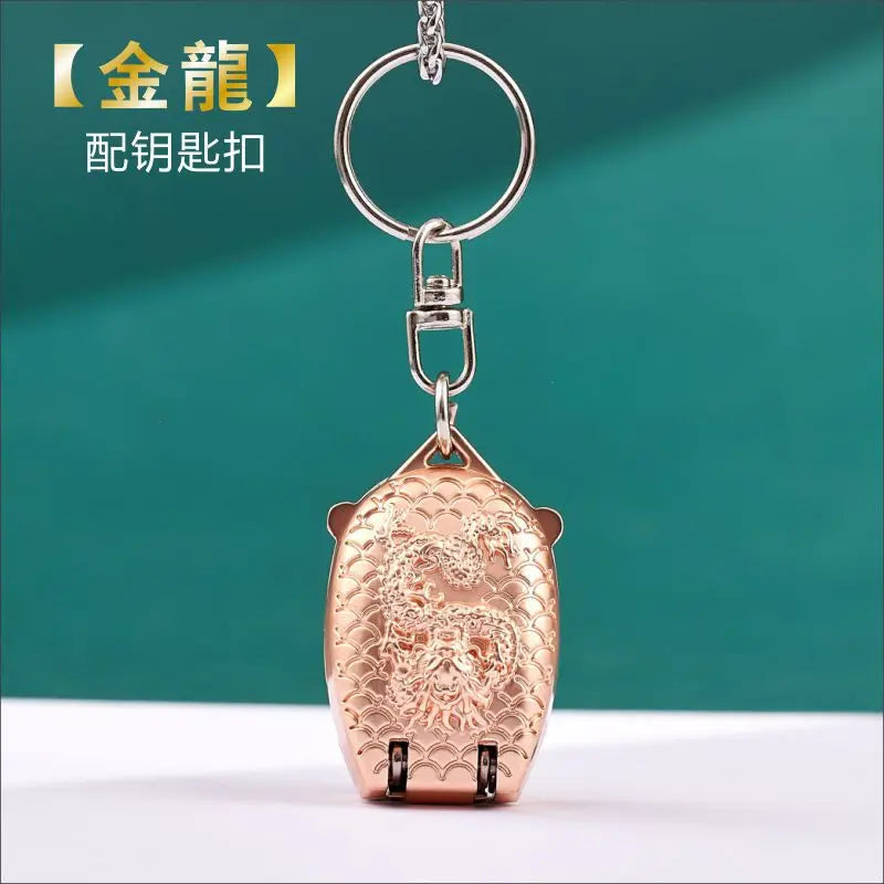 Mini Folding Nail Clipper – Keychain Stainless Steel Cutter Nail Clipper Axl Golden Dragon