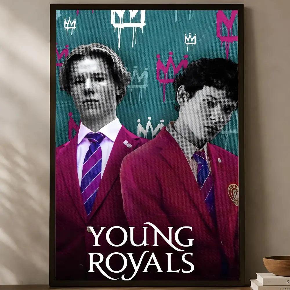 Young Royals Self-Stick Wall Poster – HD Waterproof Wall Art Wall Art Poster Axl White06 40X50cmNoframe