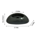 Pool Support Leg Caps 4-Pack – Universal PVC Frame End Caps Pool Frame Accessories Axl Black