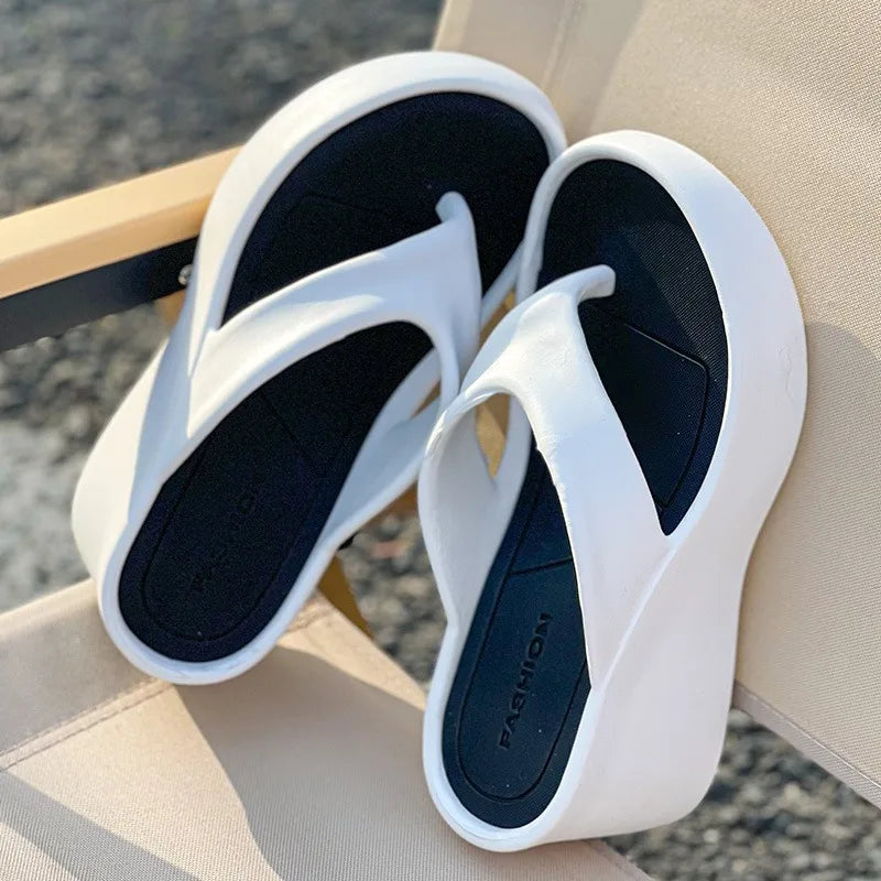 Women's EVA Wedge Platform Flip Flops – Beach Sandals Wedge Platform Sandals Axl