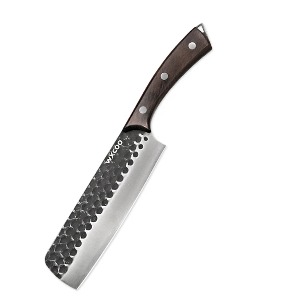 WXCOO Forged Chef Knife Set – Boning, Cleaver & Butcher Chef Knife Set Axl Knife A