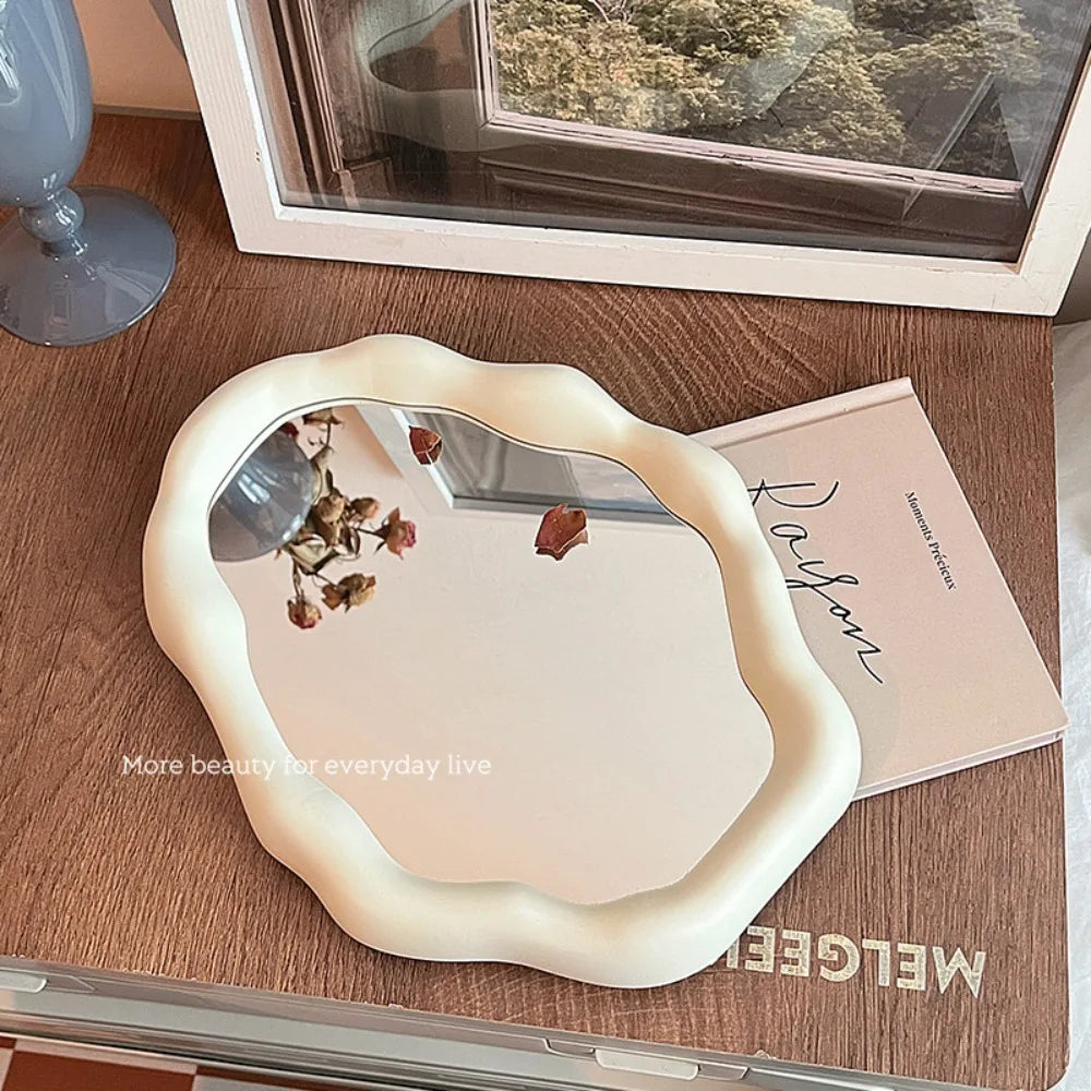 Cloud-Shaped Makeup Mirror – Decorative Standing Dresser Mirror Decorative Vanity Mirror Axl
