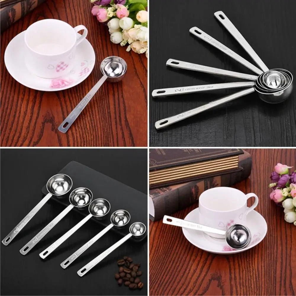 Stainless Steel Coffee Scoop Measuring Spoon 5–30ML Measuring Spoon Axl