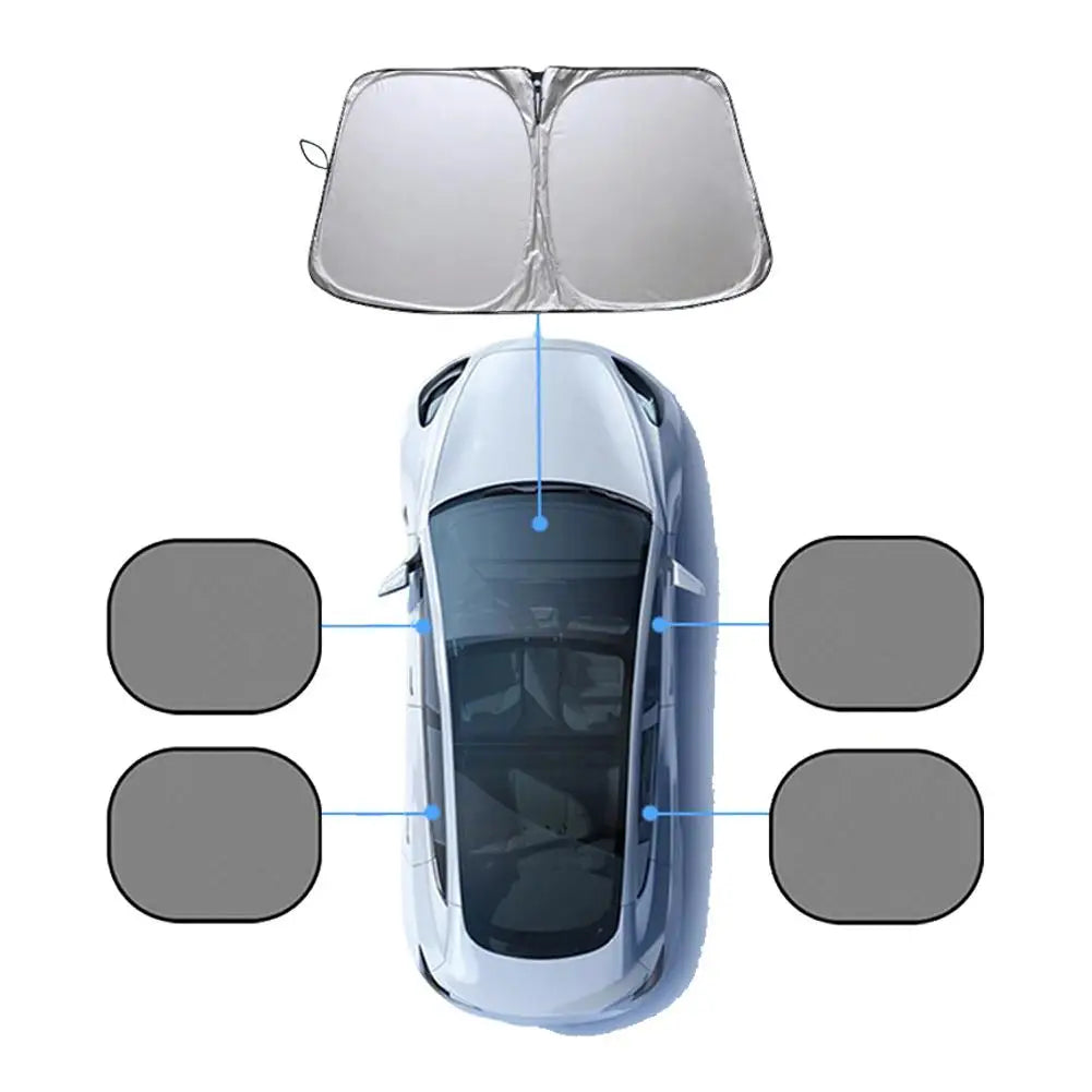 Foldable Car Windshield Sun Shade – UV Block for Cars & SUVs Car Sun Shade Axl D