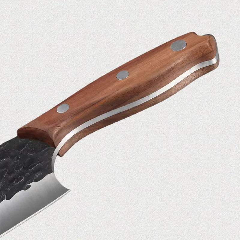 Forged 7" Chef Knife – 5Cr15MoV Steel & Wenge Wood Handle Chef Knife Axl