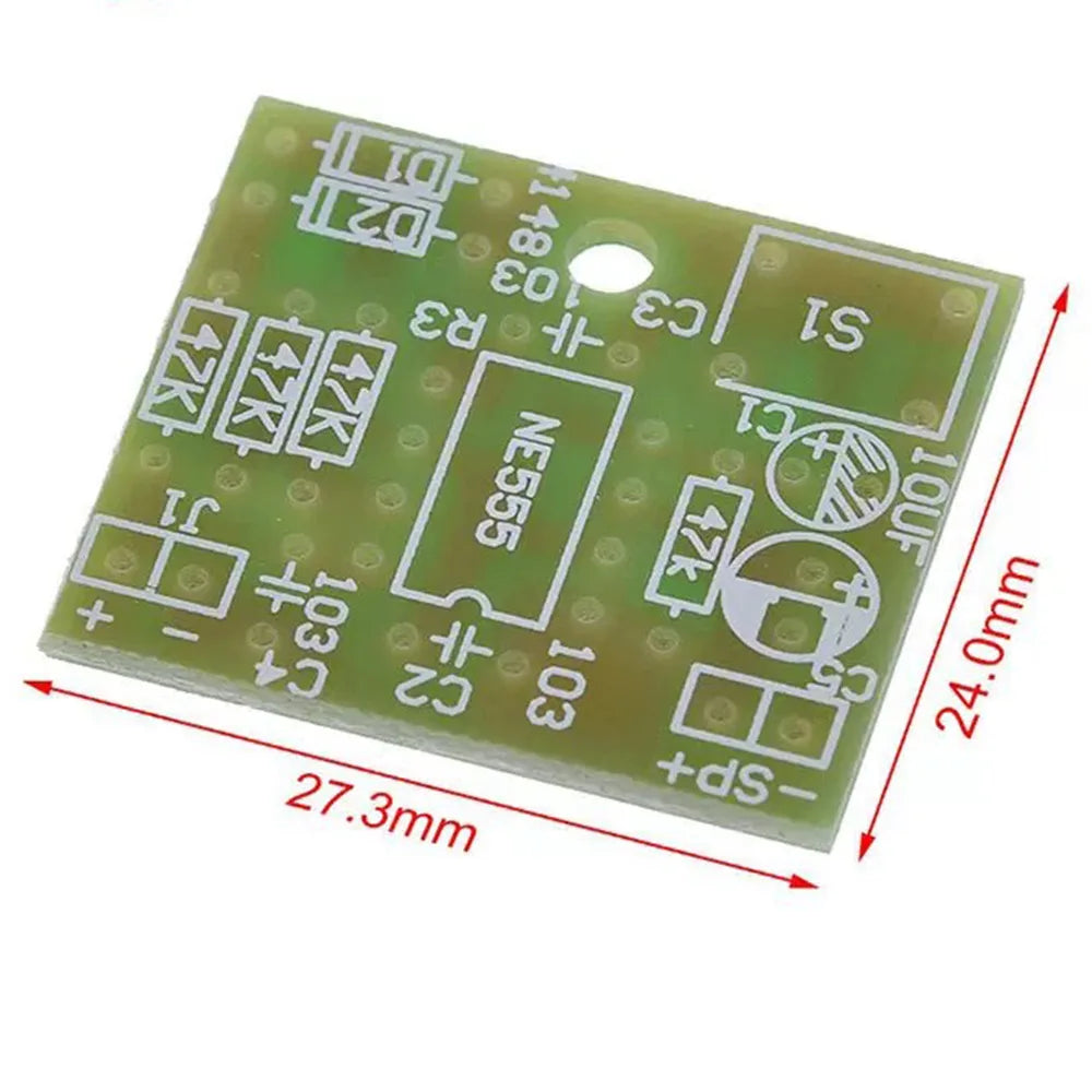 NE555 Doorbell DIY Kit – Dual Tone PCB Soldering Practice DIY Electronics Kit Axl