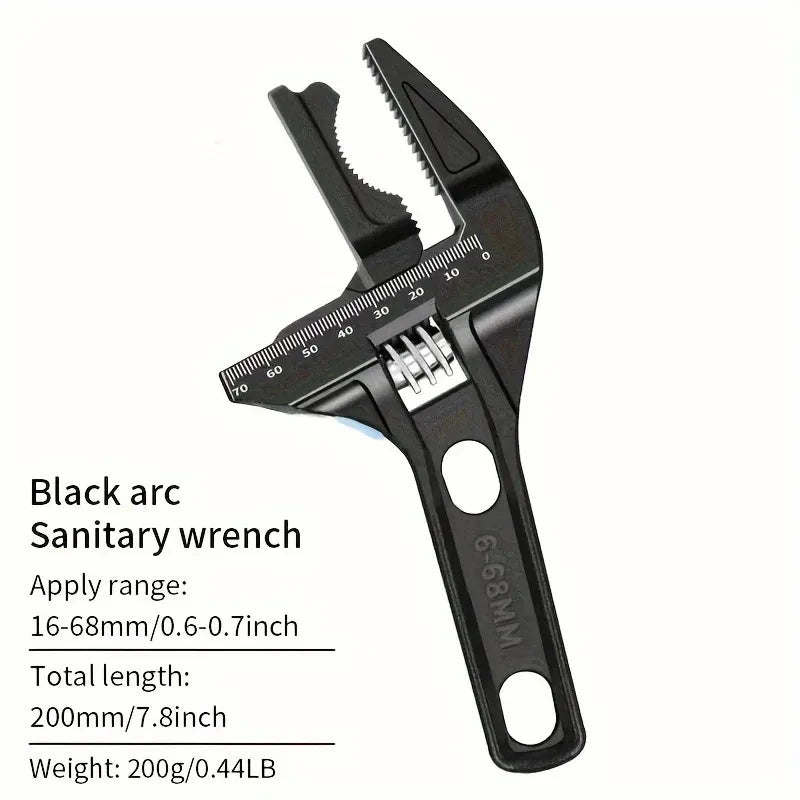 Wide Jaw Basin Wrench – High Carbon Steel Plumbing Tool Basin Wrench Axl
