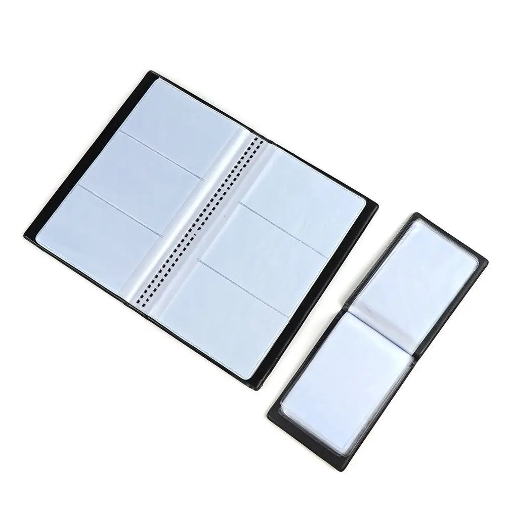 Faux Leather Card Holder Book – 40 to 300 Cards Organizer Card Holder Book Axl