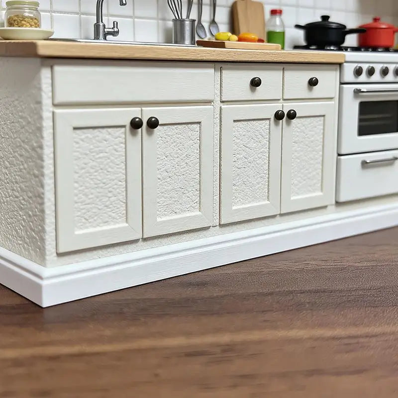 Miniature Dollhouse Skirting & Ceiling Trim | DIY Micro Scene Dollhouse Trim Accessory Axl