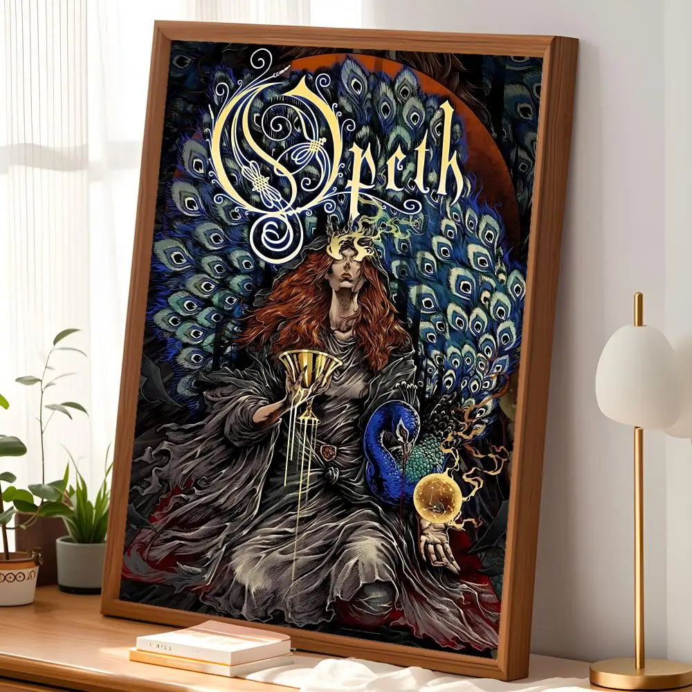 Opeth Band Poster – Self-Stick HD Waterproof Wall Art Wall Art Poster Axl