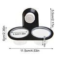 Reptile Food & Water Dish | 4-Cup Feeder Tray for Gecko Lizard Reptile Feeder Dish Axl Clear
