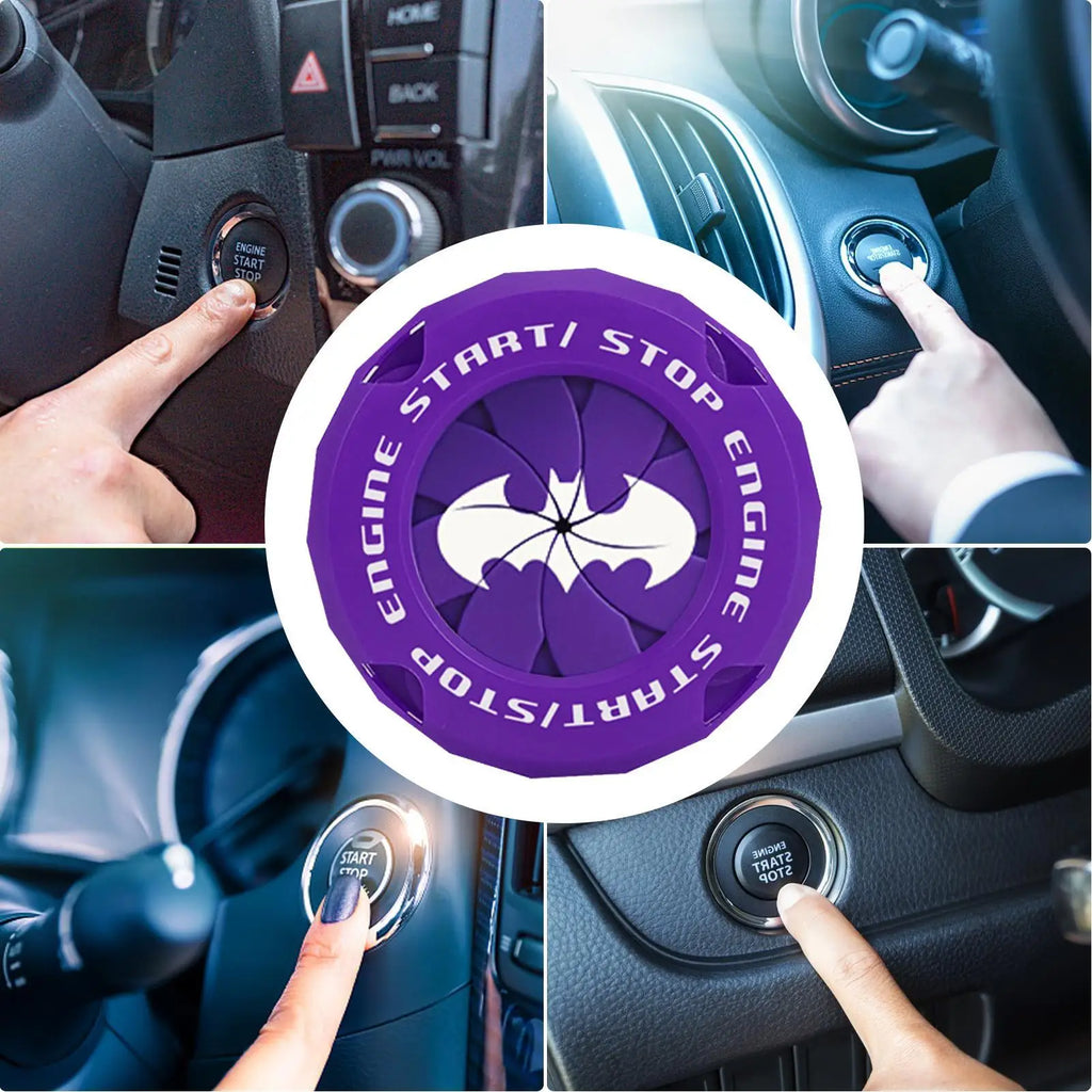 Push Start Button Cover – Car & Motorcycle Ignition Ring Guard Ignition Button Cover Axl