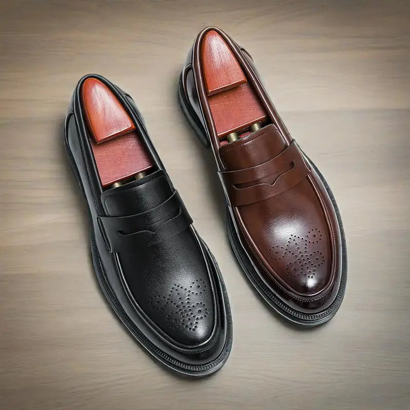 Men's Slip-On Dress Shoes – Business, Wedding & Formal Style Men's Dress Shoes Axl