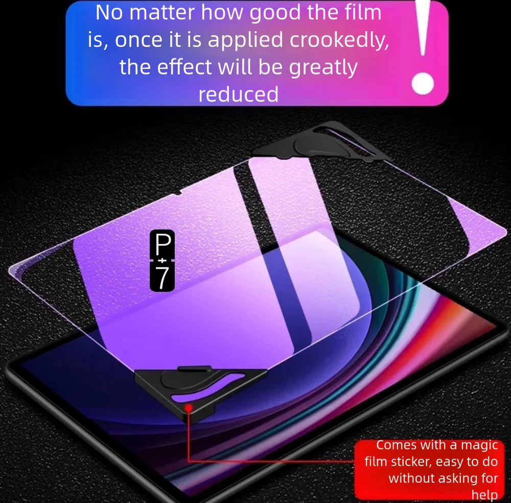 2-Pack Blue Light Tempered Glass Screen Protector Lenovo 11" Tablet Screen Protector Axl