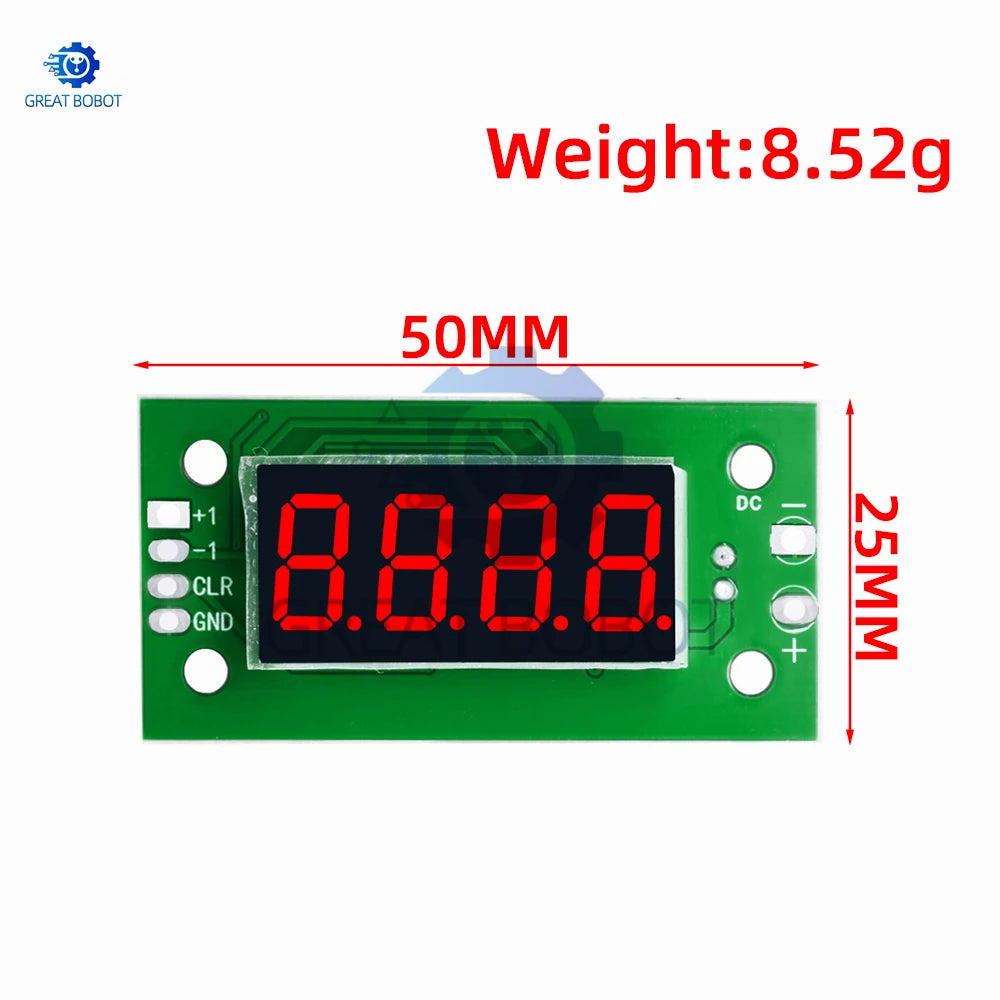 DC 4-25V Digital Counter Module – 0-9999 LED Display Digital Counter Module Axl