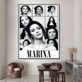 MARINA HD Waterproof Wall Poster Stickers – Décor & Gifts Wall Poster Sticker Axl White07 30X40cmNoframe