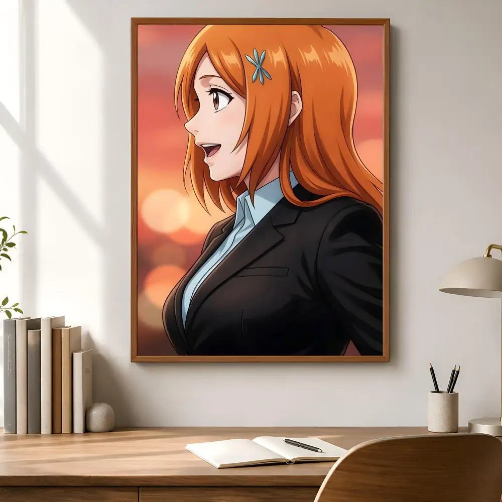 Anime Orihime Inoue Wall Poster – Waterproof Self-Adhesive Art Anime Wall Poster Axl