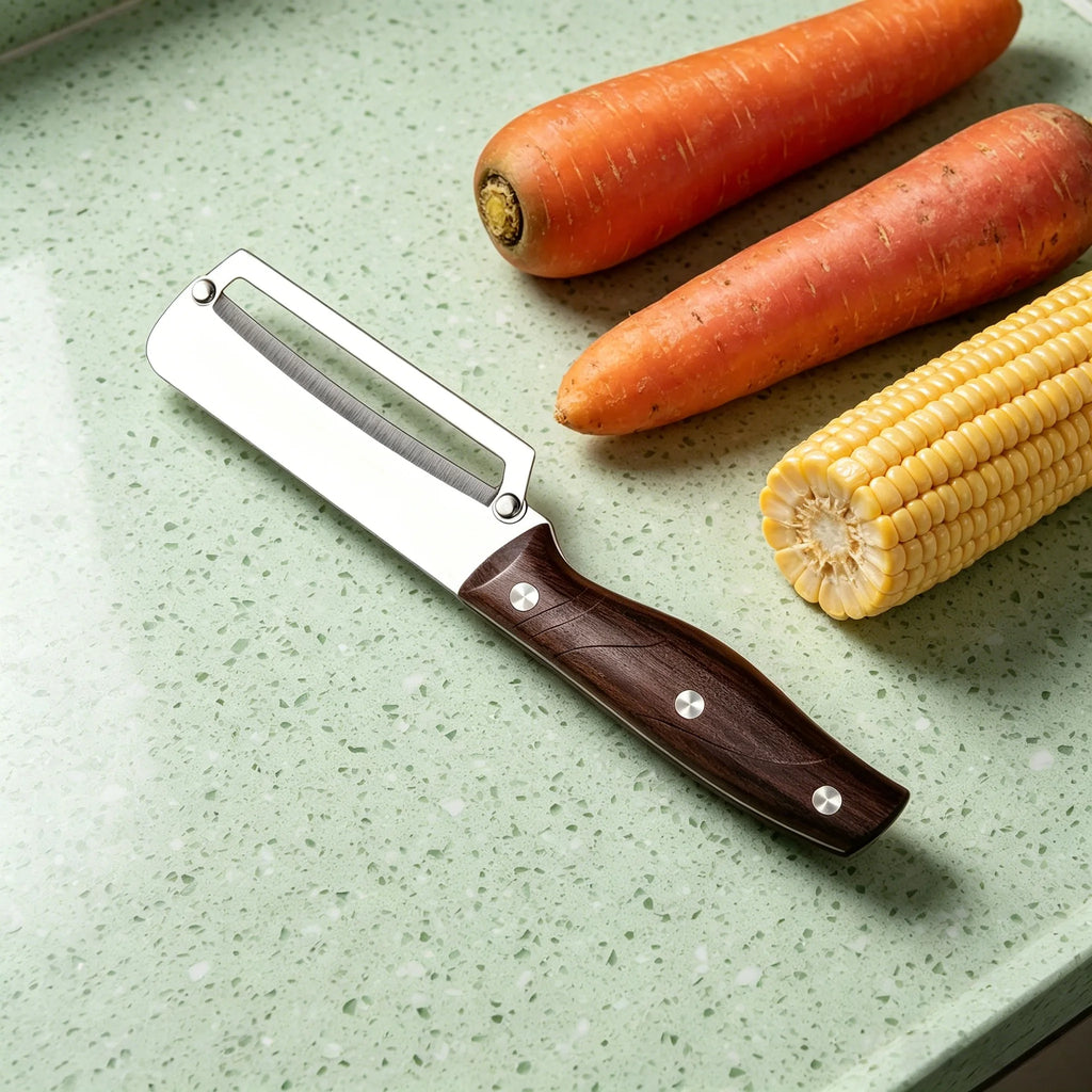 Sugarcane Peeler & Multi-Use Stainless Steel Scraper Knife Kitchen Peeler Knife Axl