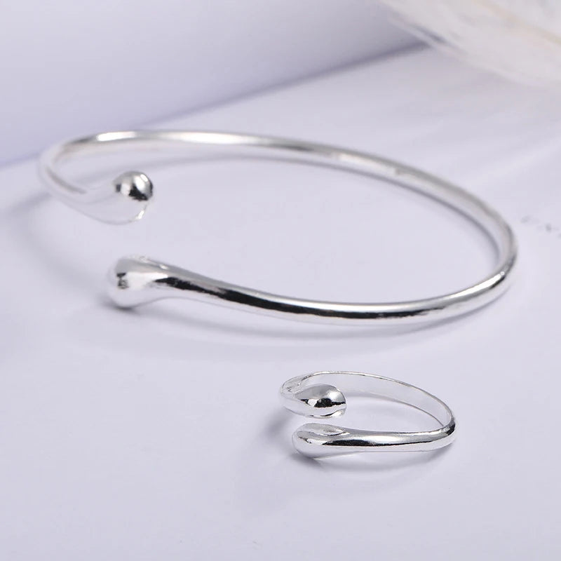 4-Piece Teardrop Jewelry Set – Necklace, Ring, Bracelet & Earrings Jewelry Set Axl