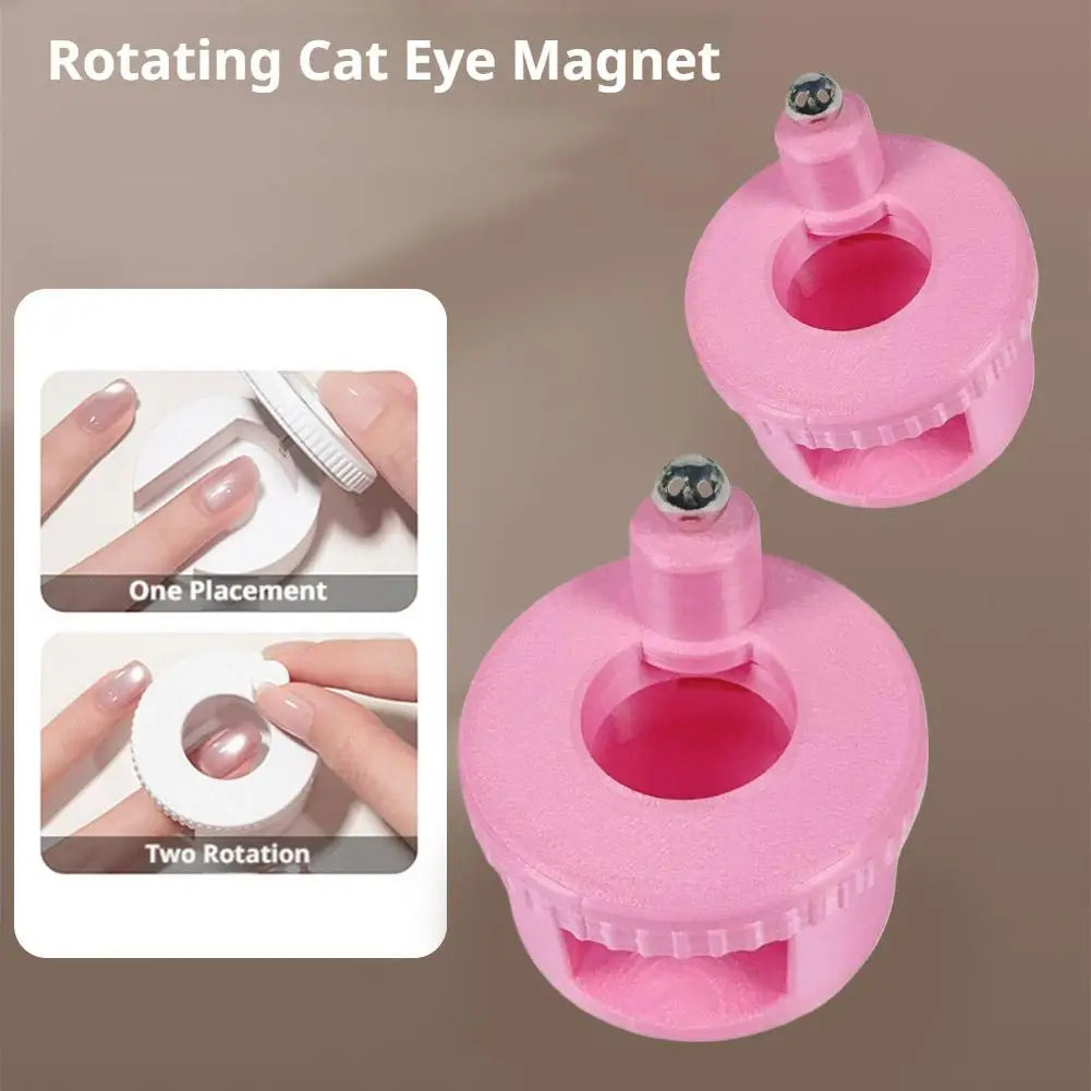 Rotating Cat Eye Nail Magnet – Wide Beam Glass Bead Effect Tool Nail Art Magnet Axl