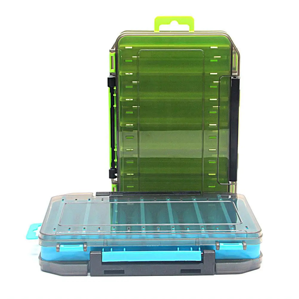Double-Sided Fishing Tackle Box – Portable Bait Storage Case Fishing Tackle Box Axl