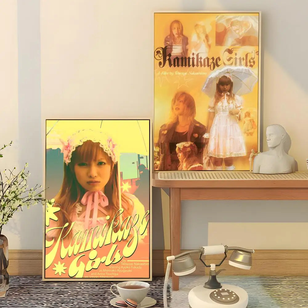 Kamikaze Girls Movie Poster Waterproof PVC Wall Sticker Wall Sticker Poster Axl
