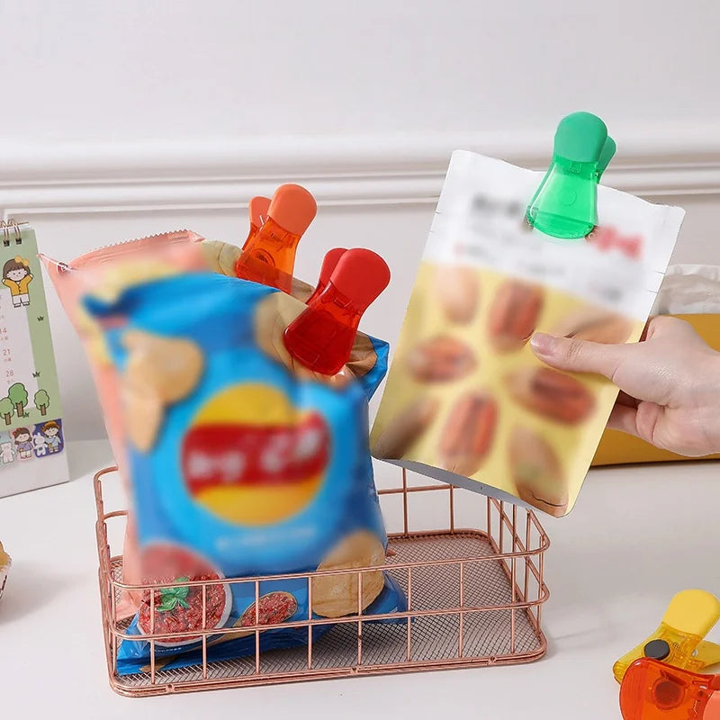 8 Magnetic Food Storage Clips – Airtight Bag Sealer for Kitchen Food Storage Clips Axl