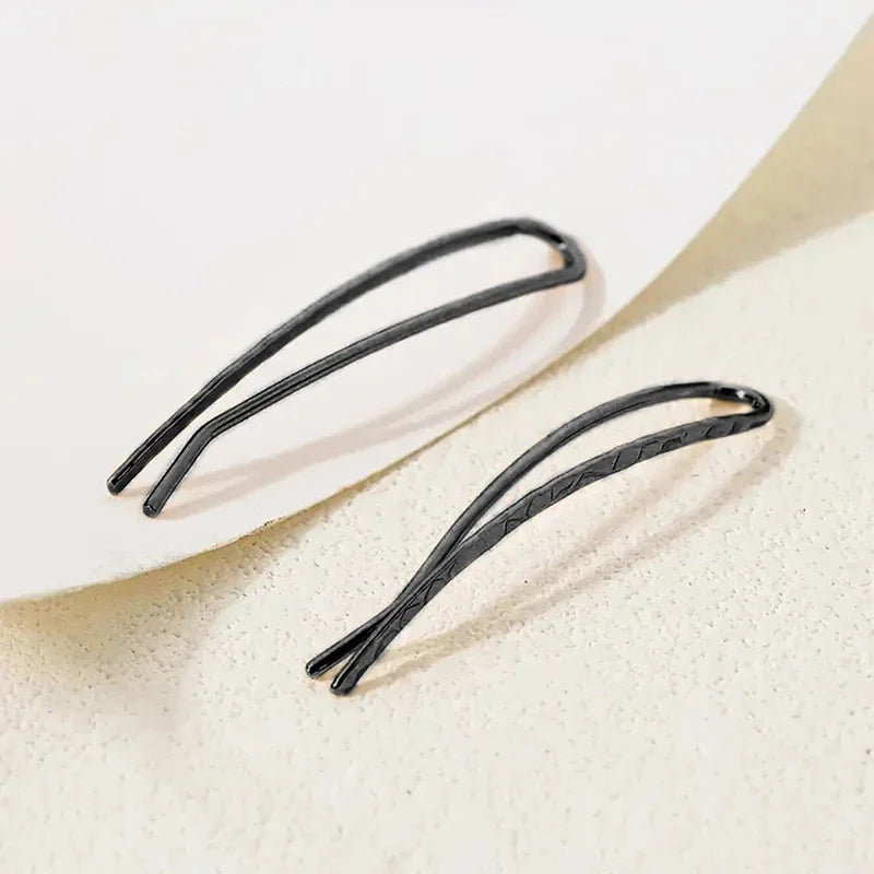 Huitan Geometric Drop Hook Earrings – Women's Fashion Jewelry Drop Hook Earrings Axl