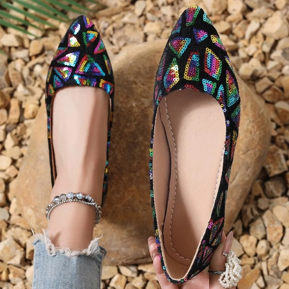 Women's Pointed Toe Ballet Flats – Slip-On Loafers EU 33–45 Ballet Flats Axl