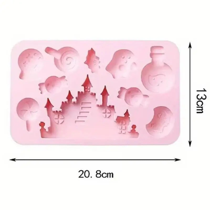 Halloween Silicone Mold – Chocolate, Candy & Fondant Baking Tool Silicone Baking Mold Axl Pink