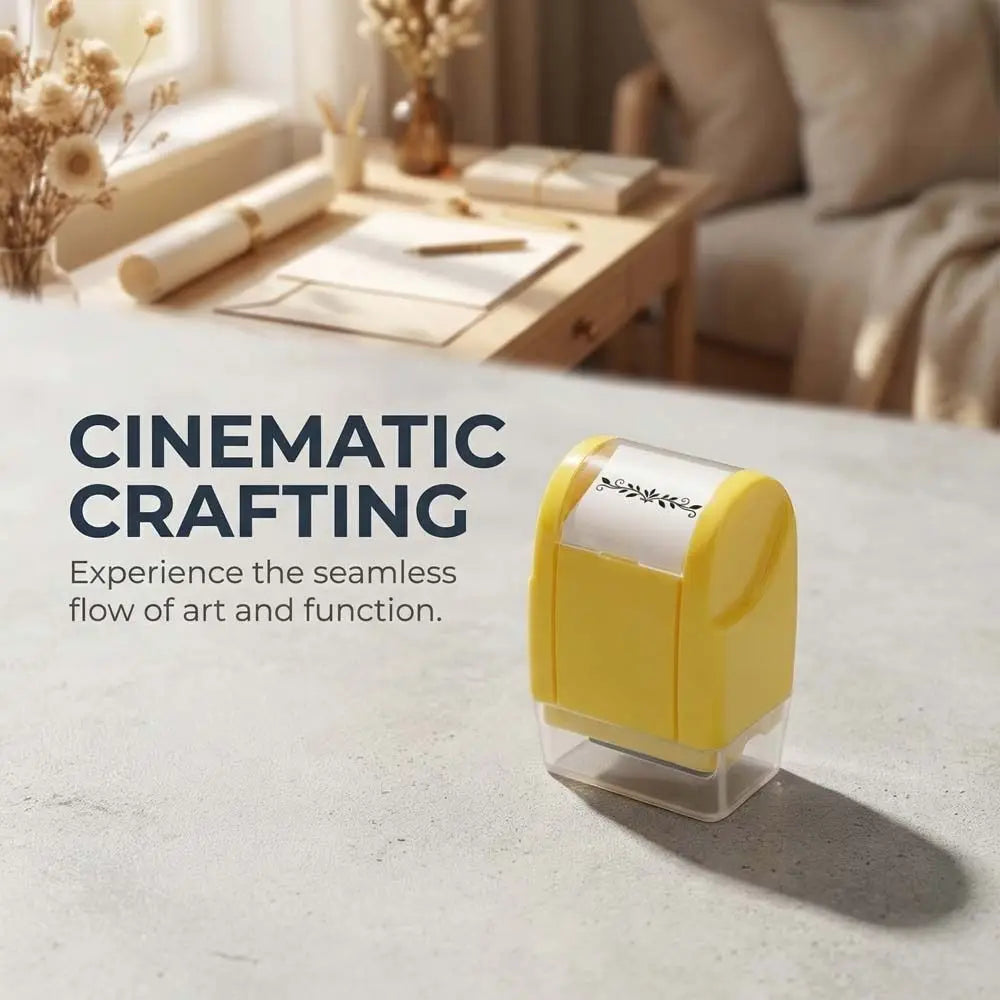 Vine Pattern Rolling Stamp – Retro DIY Craft Roller Seal Craft Roller Stamp Axl
