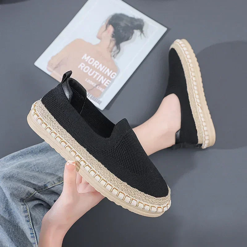 Women's Breathable Slip-On Flat Sneakers & Casual Loafers Slip-On Sneakers Axl