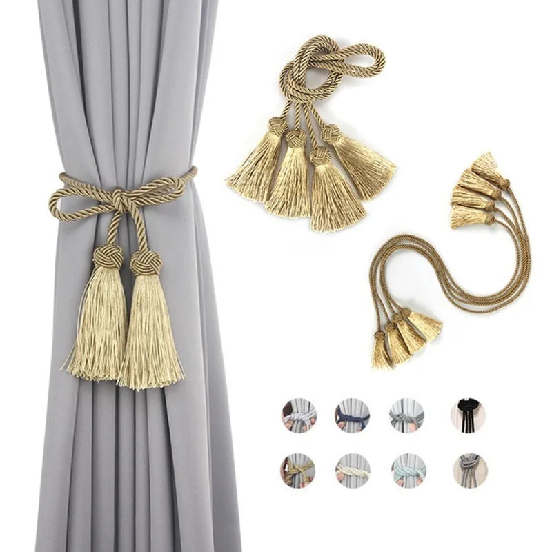 Mini Tassel Fringe Trim – DIY Craft & Curtain Tassels 1 Pair Craft Tassel Trim Axl