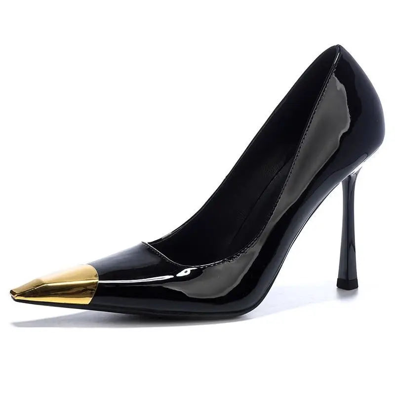 YBQJOO Pointed Toe Slingback Stiletto Heels Women 7/9/11cm Stiletto Slingback Heels Axl