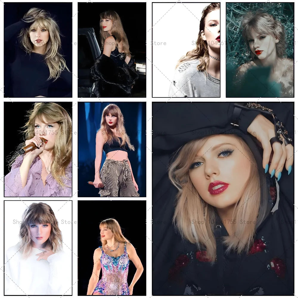 Singer T-Taylors Wall Poster – Self-Adhesive Waterproof Sticker Wall Art Poster Axl