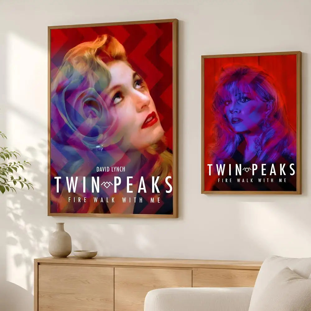 Twin Peaks Wall Poster – Self-Stick HD Waterproof Wall Art Wall Art Poster Axl