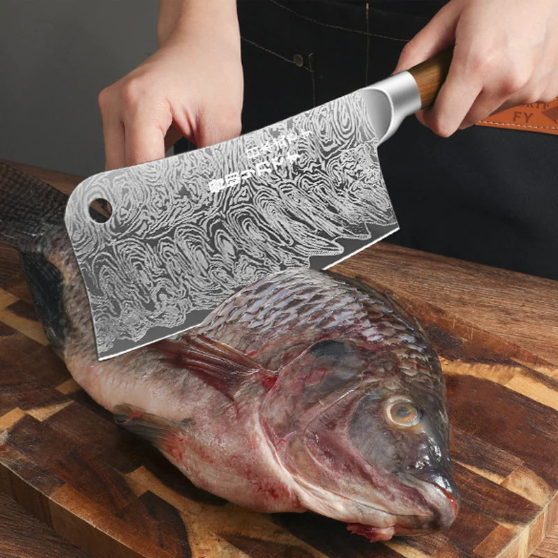 Damascus Steel Kitchen Knife Set 1–4 Pc | PLYS Chef Knives Kitchen Knife Set Axl