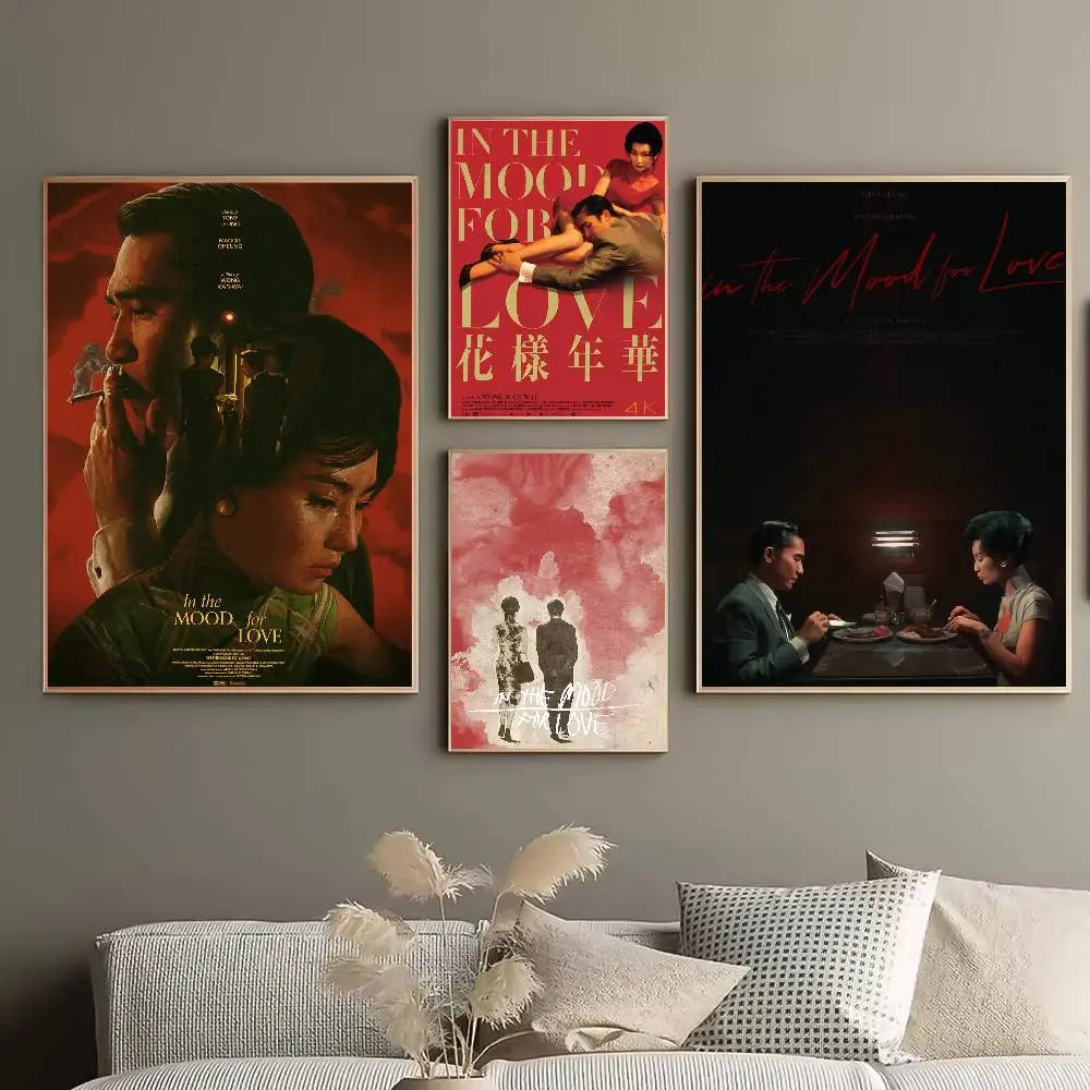 In the Mood for Love HD Movie Poster – Waterproof Self-Adhesive Movie Wall Poster Axl