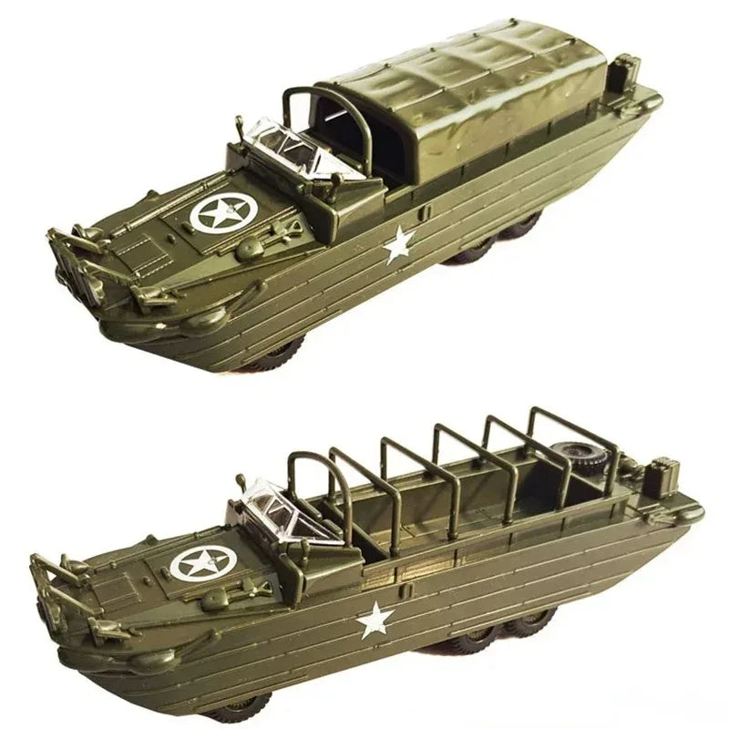 4D Military Amphibious Vehicle Model Kit – 1/72 Scale Toy Military Model Kit Axl 1 pc