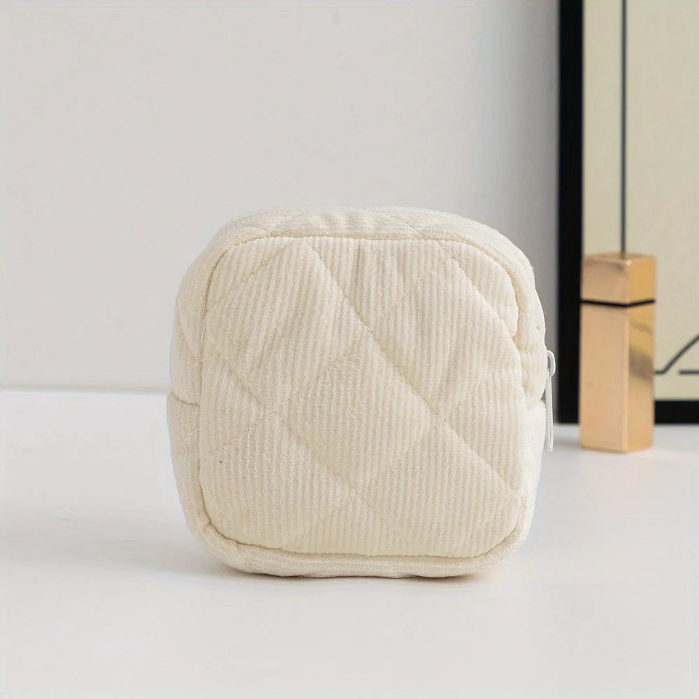 Women's Large Capacity Travel Storage Bag & Coin Purse Pouch Travel Storage Pouch Axl White-1pc