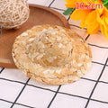 2pcs Mini Hand-Woven Straw Hats – Doll & DIY Craft Accessories Doll Accessories Axl 10.2cm