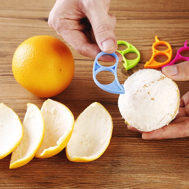 6-Piece Orange Peeler Set – Citrus Fruit Slicer & Stripper Tool Citrus Fruit Peeler Axl